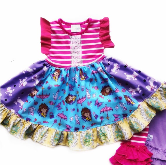 Ausgefallenes Nancy Geburtstagskleid Disney Fancy Nancy Etsy Deutschland