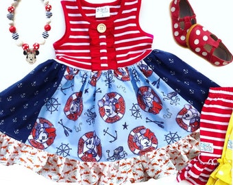 Disney cruise dress and leggings 2 piece cruise ship outfit