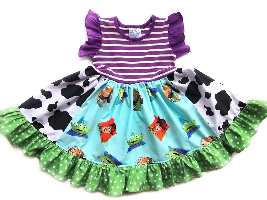Disney Toy Story Dress Disney Dress Toddler Girls Disney Etsy