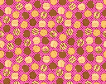 Girl Scout cookie fabric pink Riley Blake designs Rare OOP VHTF Girl Scout cotton fabric quilting material for Girl Scouts