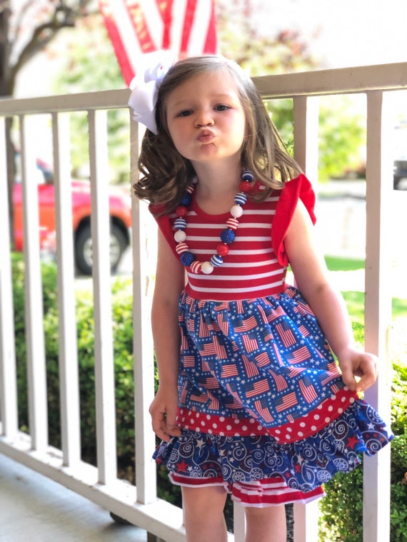 Girls patriotic outfit deals