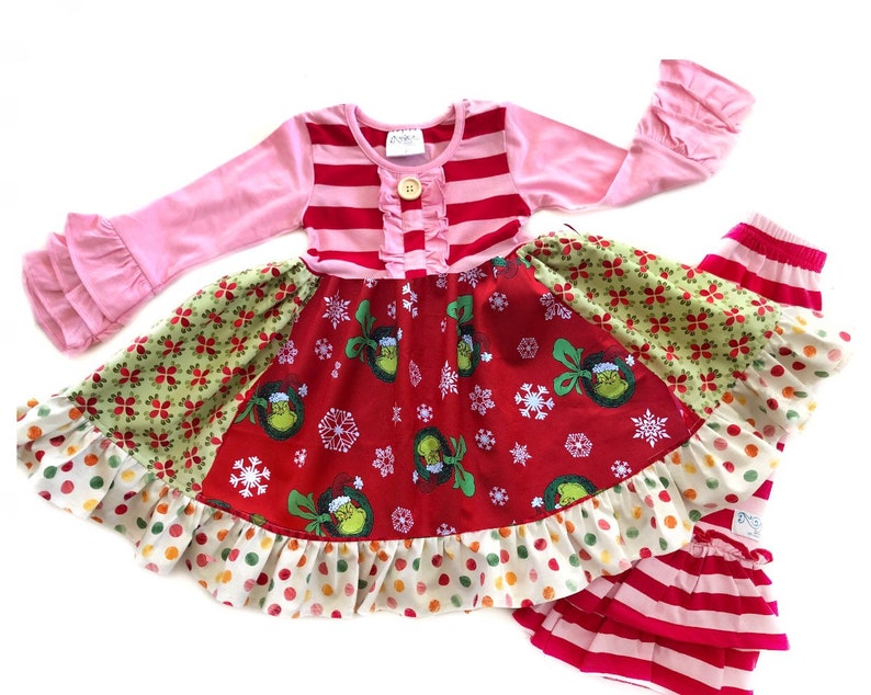 girls grinch dress