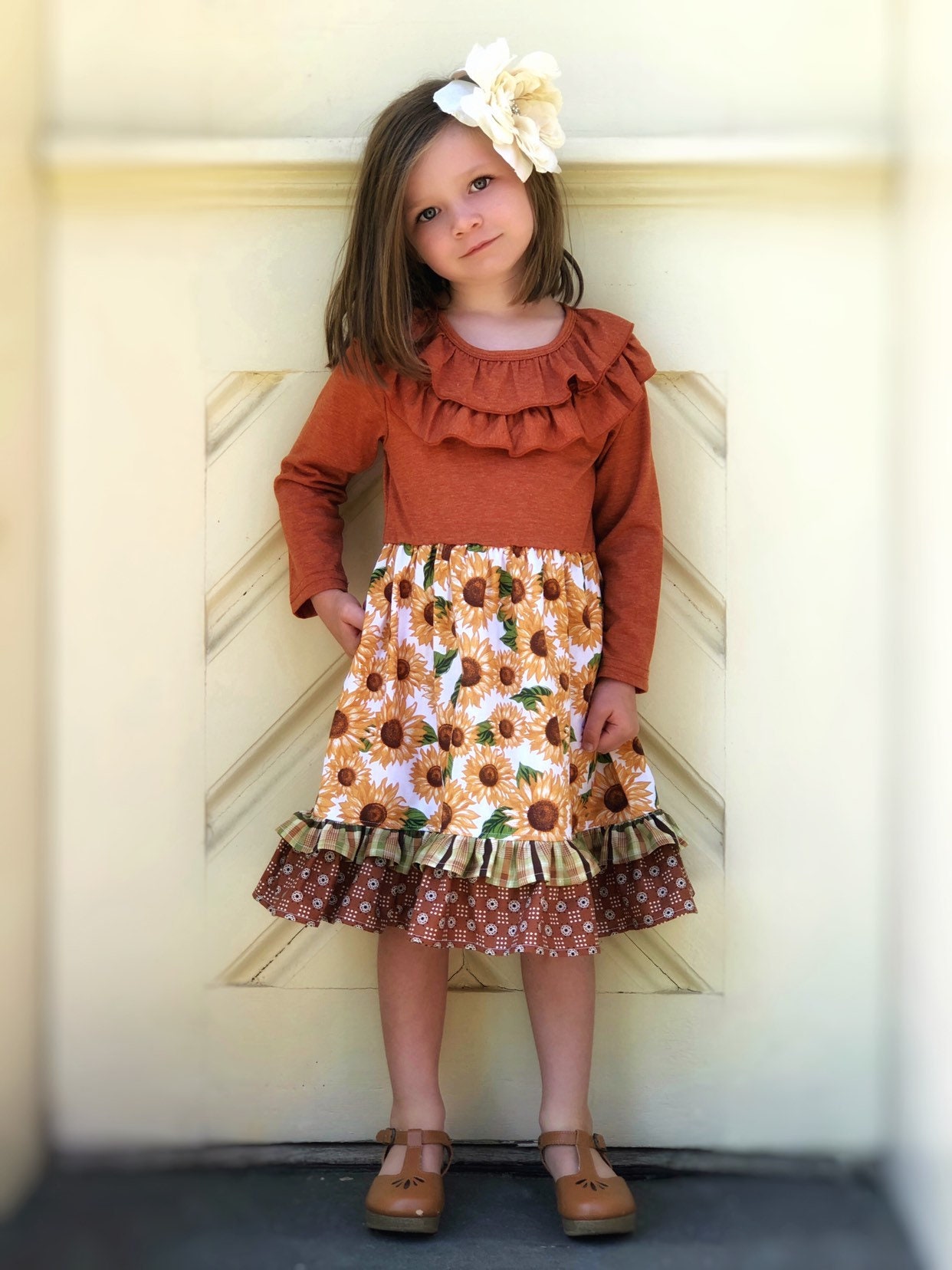 sunflower outfits for girls