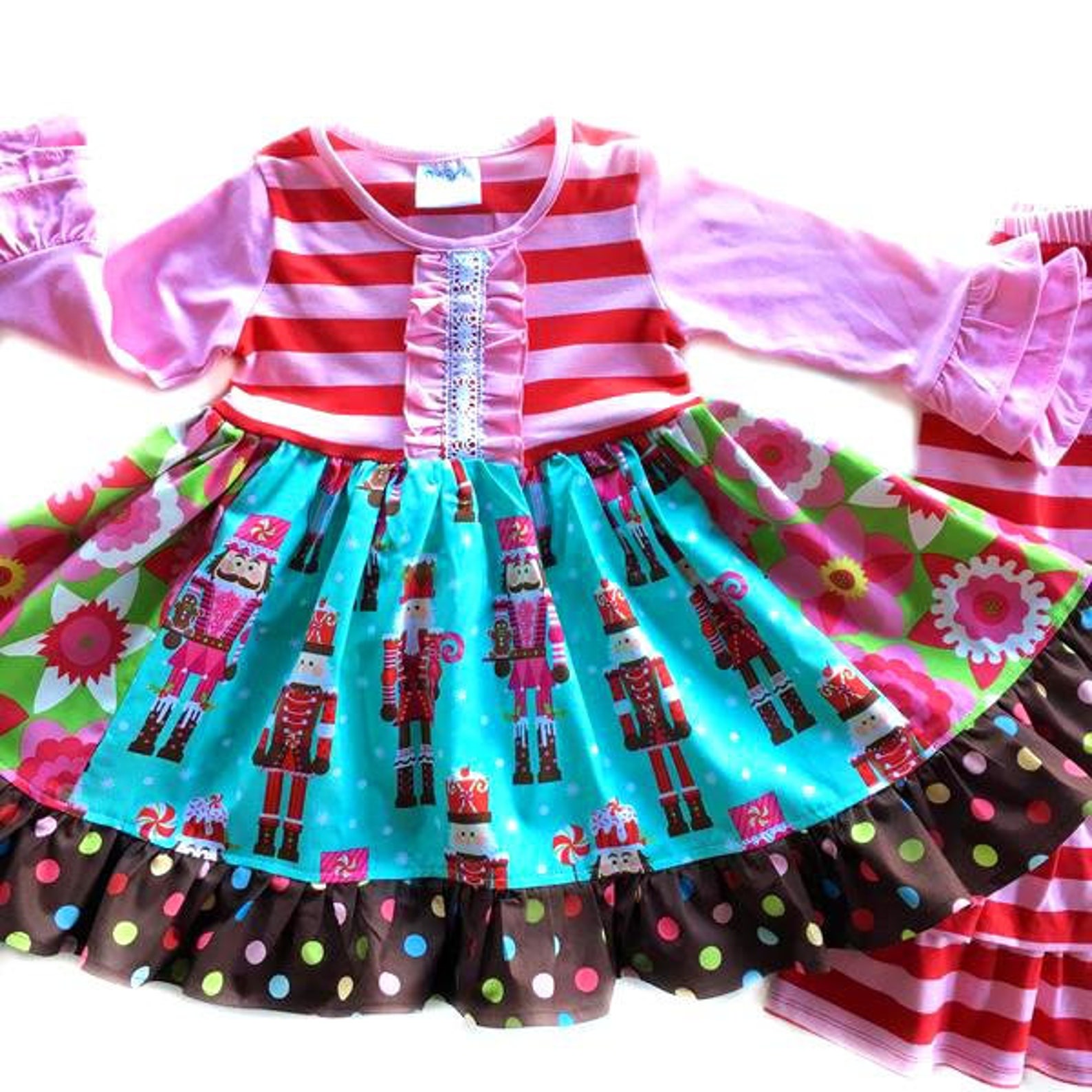 Girls Nutcracker Dress Toddler Christmas Dress Nutcracker Etsy