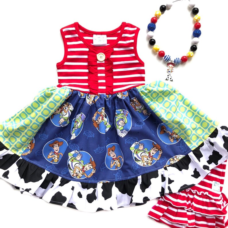 Girls Toy Story dress Disney outfit toddler Disney dress Etsy