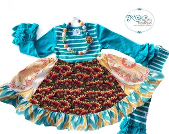 Turkey dresses, girls Thanksgiving outfit turkey dress, toddler turkey outfit, thanksgiving dresses 12 18 2 3 4 5 6 7 8 custom boutique