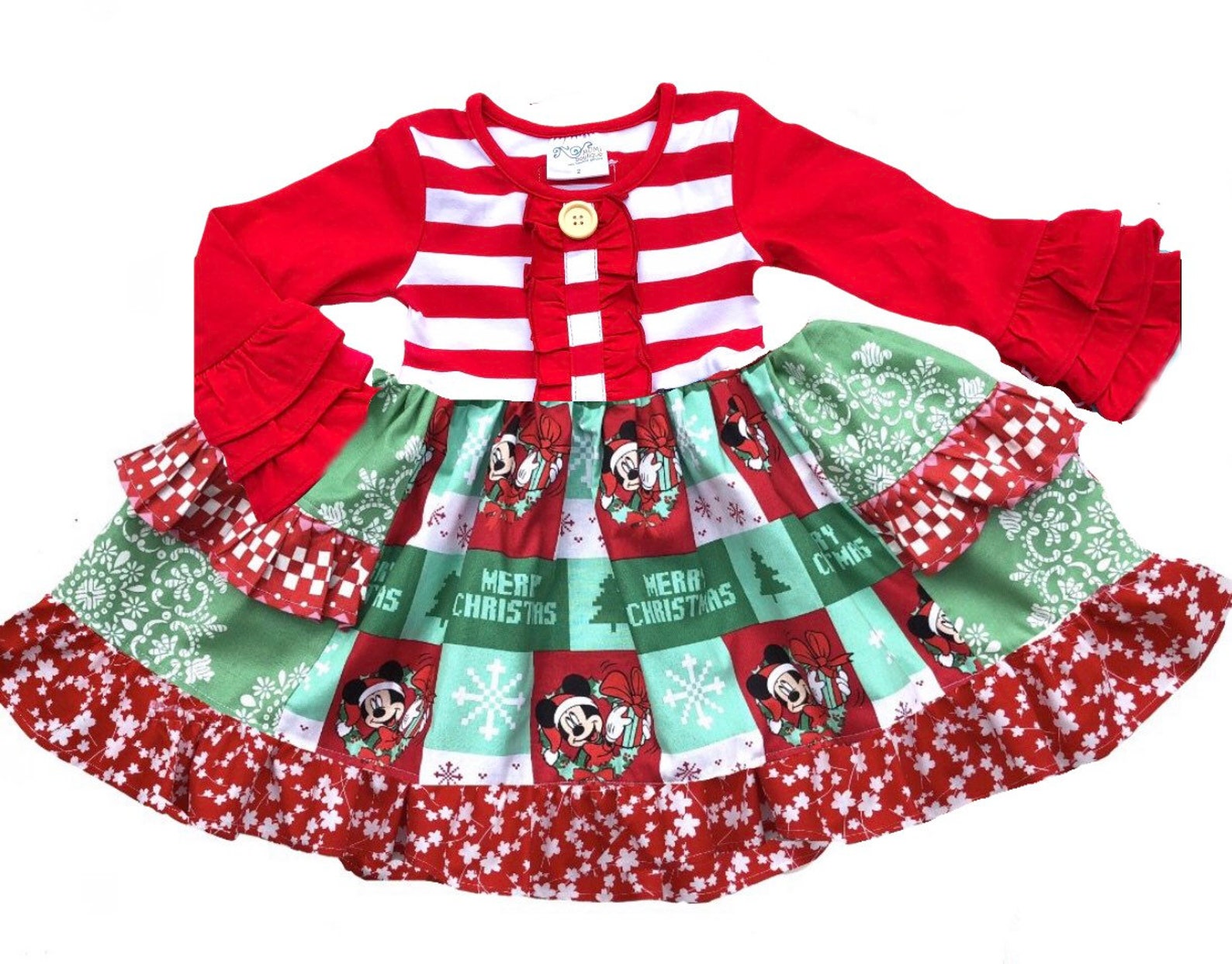 Girls Disney christmas dress Holiday Disney toddler outfit Etsy