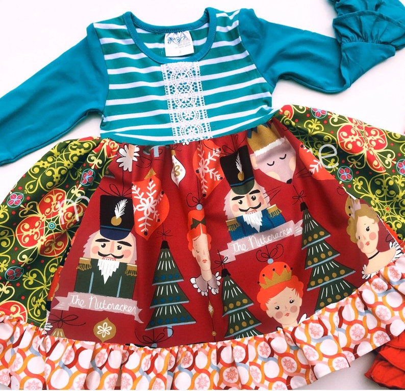 Girl's Nutcracker Dress Toddler Christmas Nutcracker Etsy