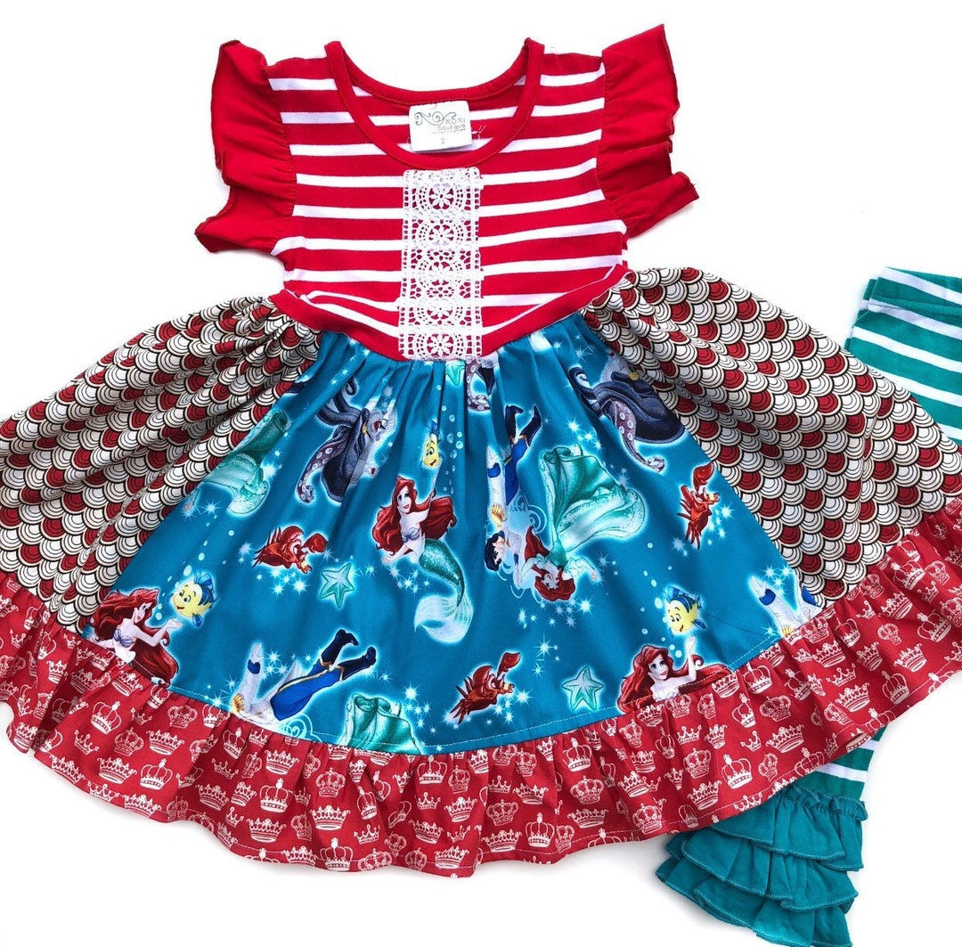 Little Mermaid Dress, Disney Princess Dress, Ariel Dress, Disney Cruise Outfit, Ariel Birthday