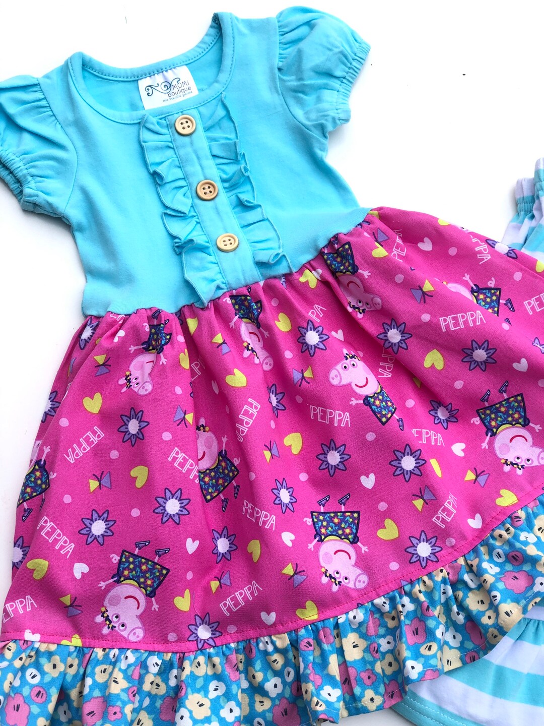 Girls Peppa Pig Dress, Peppa Pig Birthday Outfit, Toddler Peppa Pig ...