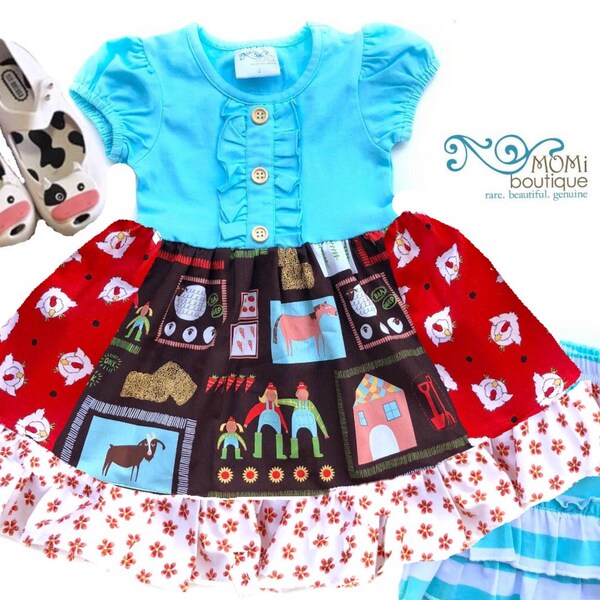 Farm Girl Dress Etsy