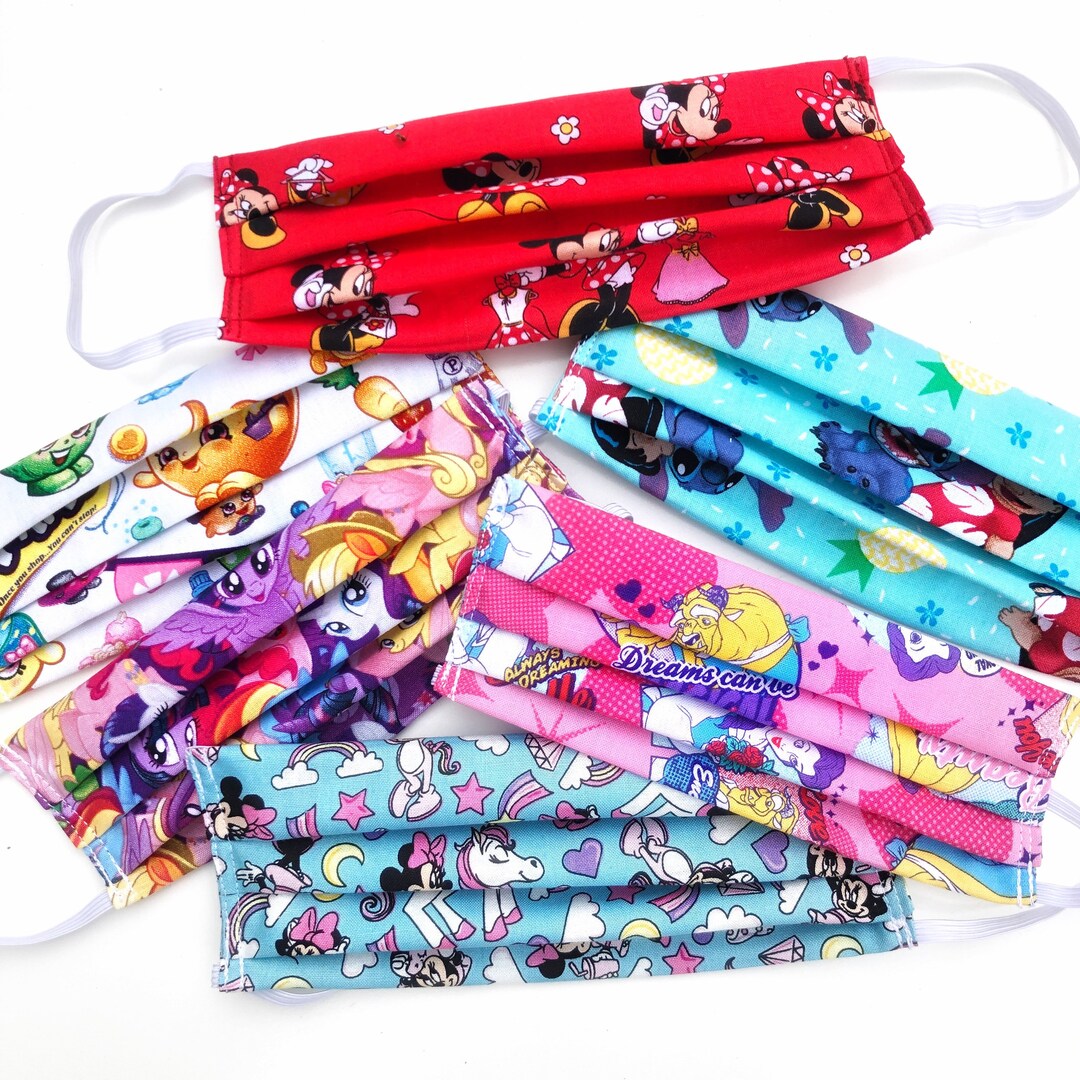 Disney Face Mask Filter Face Mask Mickey Minnie Face Mask Kids Disney