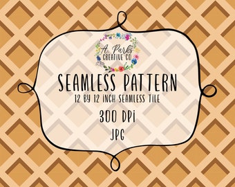 Waffle Seamless Repeat Digital Pattern download JPEG