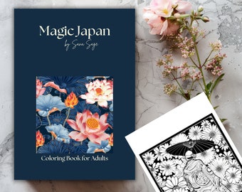Coloring Pages Printable - Coloring Book PDF - Magical Japan
