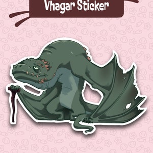 Vhagar House of the Dragon Sticker | Funny | Cute Kawaii for Bullet Journal Planner Laptop Water Bottle Phone | Stationery | Glossy Vinyl
