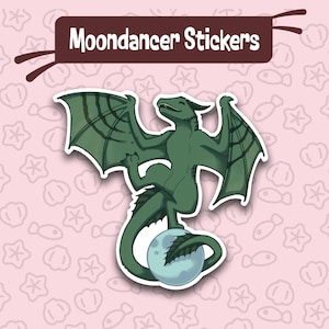Moondancer House of the Dragon Sticker | Funny | Cute Kawaii for Bullet Journal Planner Laptop Water Bottle Phone | Stationery Glossy Vinyl