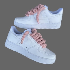AF1 w thick rope lace any color