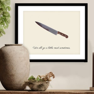 Psycho Wall Art | Poster | Print | Quote | 8″×10″ | 11″×14″ | 16″×20″