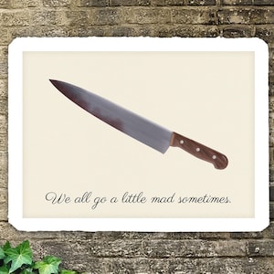 Psycho Wall Art | Poster | Print | Quote | 12″×16″ | 18″×24″