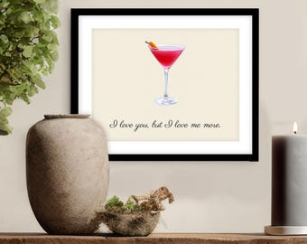 Art mural encadré Le sexe et la ville | affiche | Imprimer | Citation | 8 po × 10 po | 11″×14″ | 16″×20″