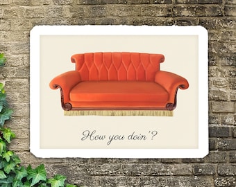 Art mural amis | affiche | Imprimer | Citation | 12″×16″ | 18″×24″