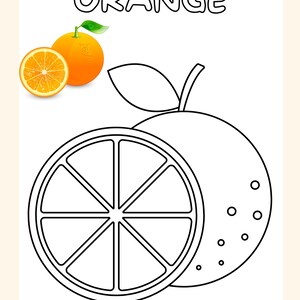 Fruits Coloring Pages for Kids – 23 Printable,fun ,creative ...