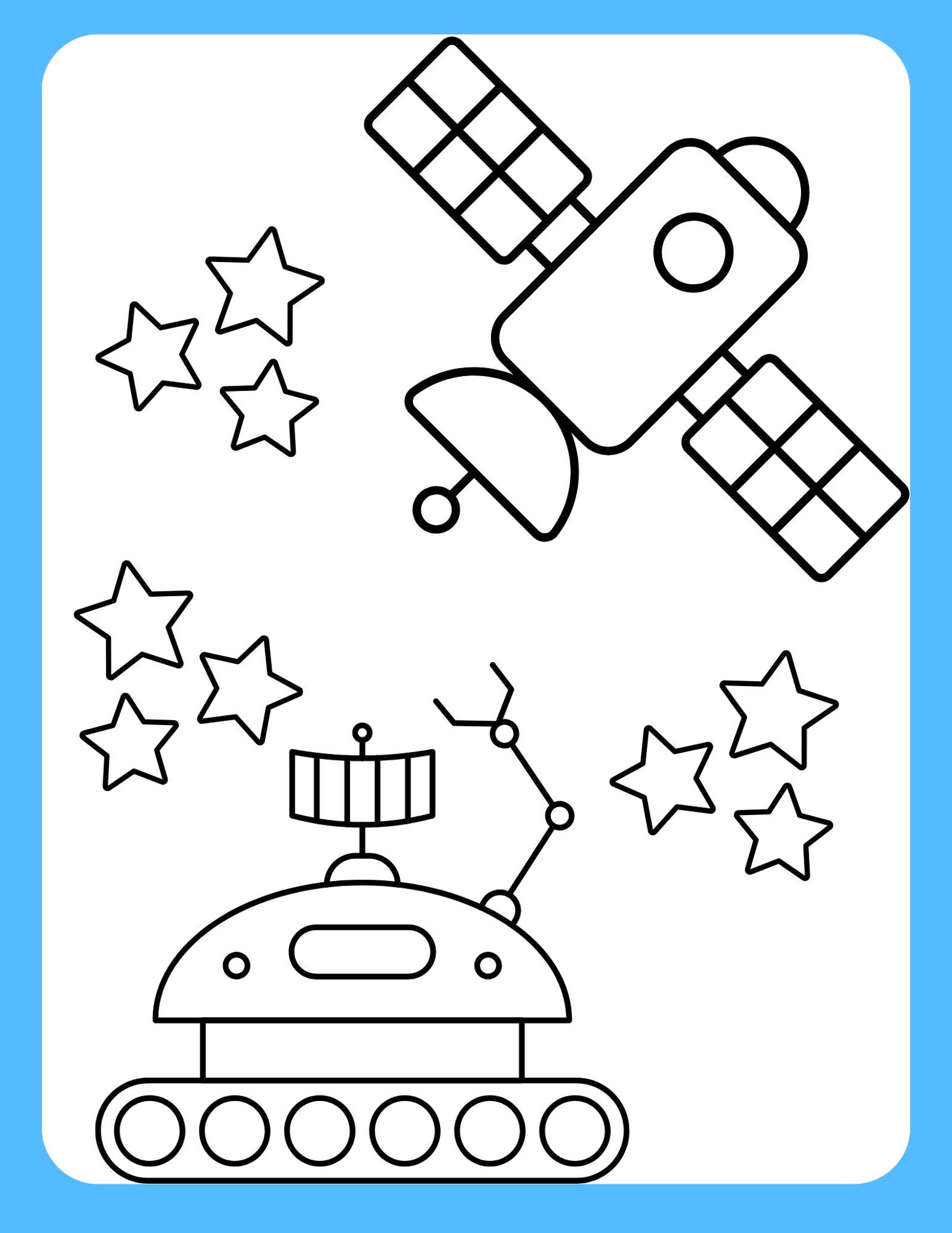 Printable Space Coloring Pages for Kids –25 Printable,fun & Educational ...