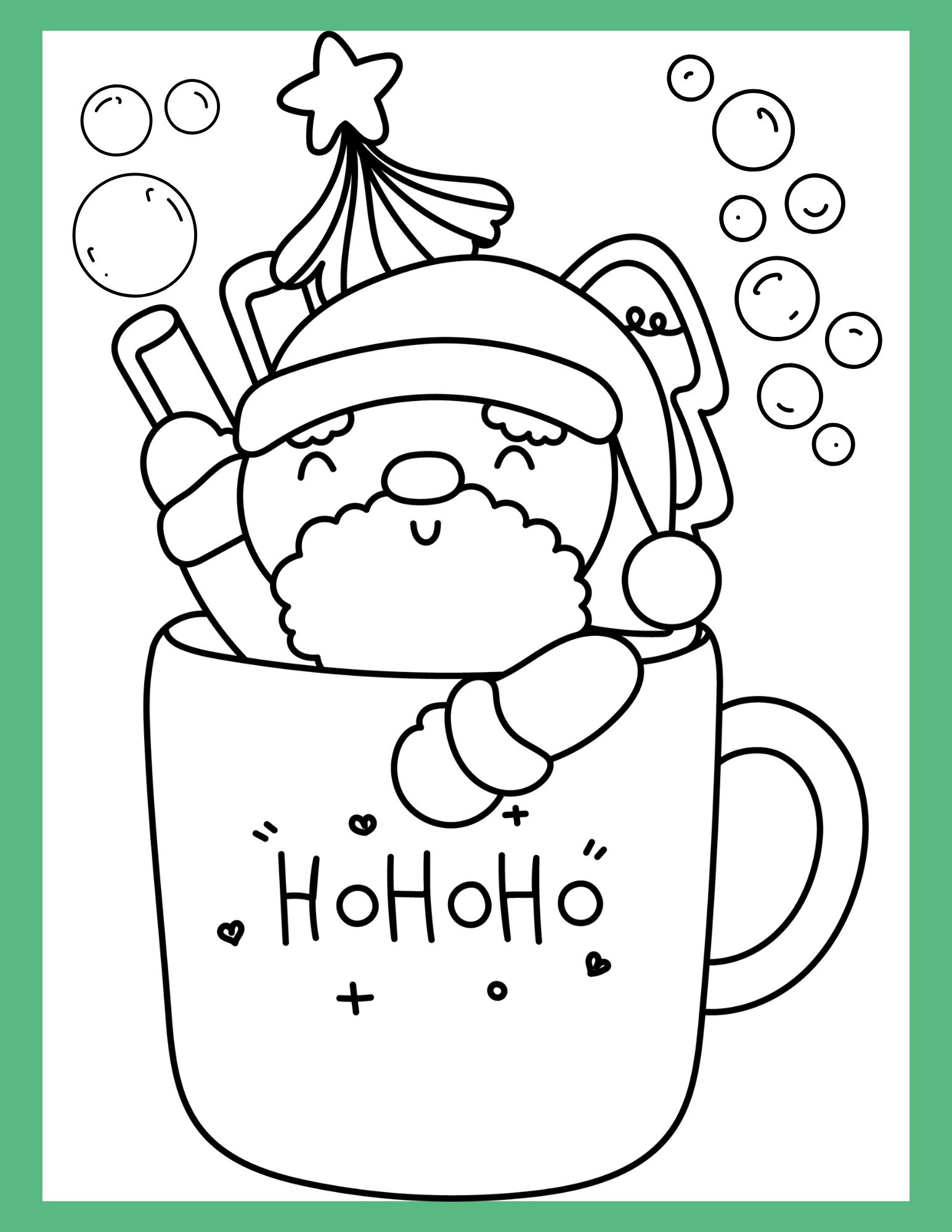 Christmas Coloring Pages for Kids - 32 Printable, PDF, Fun and Simple ...