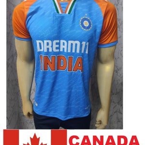 Indian Mens Cricket Team Sahara Jersey Polo Shirt Sz 38 Blue Etsy Australia