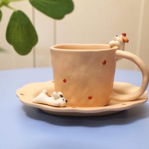 Hand-Painted Panda Ceramic Tea Set | Stackable Design