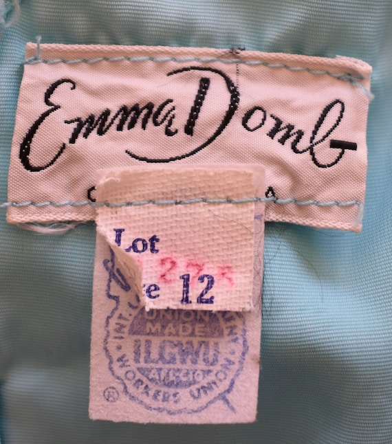 Vintage 60s Emma Domb Evening Gown, 3-D Iridescen… - image 10