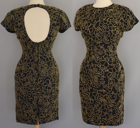 carmen marc valvo cocktail dress