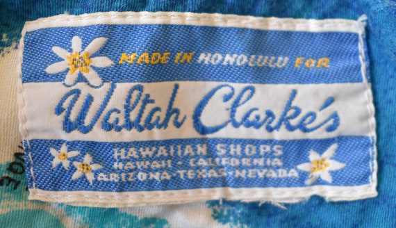 Vintage 70s Waltah Clarke Souvenir Hawaiian Maxi … - image 10