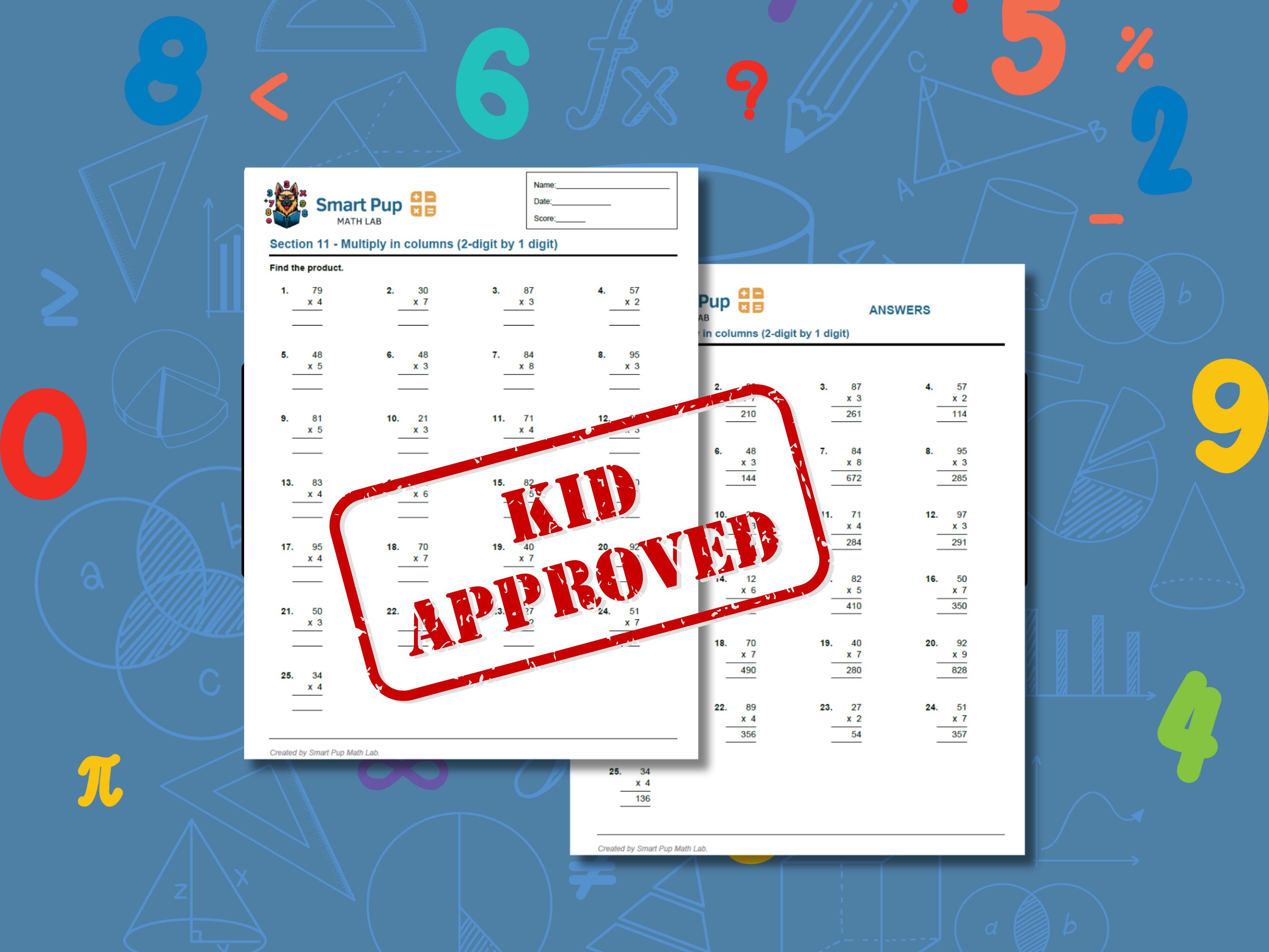 54 Multiplication Worksheets That Are Printable, Multiplication for ...