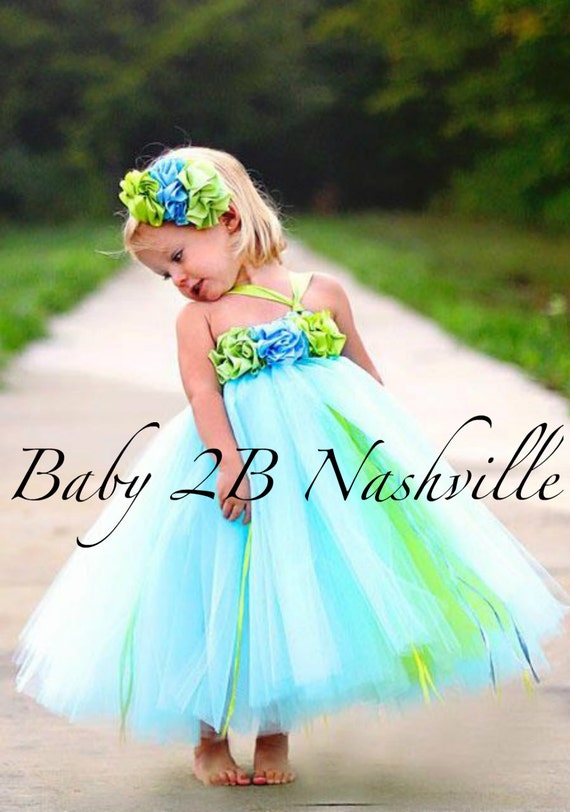 Lime green hotsell flower girl dresses