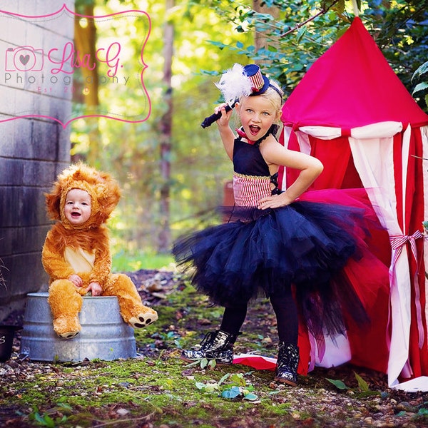 Circus Ringmaster Costume Tutu Set  All Sizes Baby - 8