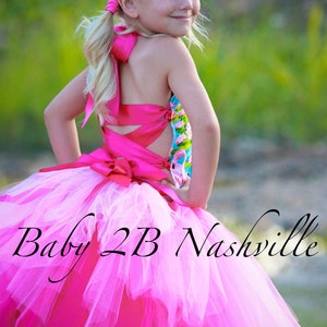 Pink Flamingo Costume Tutu Set All Sizes Baby 8 image 2