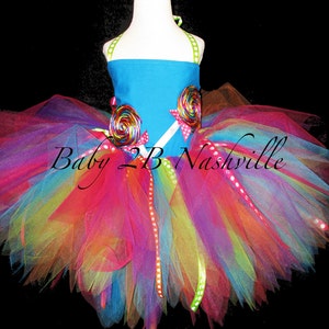 Candyland Costume Tutu, Lollipop Costume Set, Candy Costume, Birthday Dress image 5