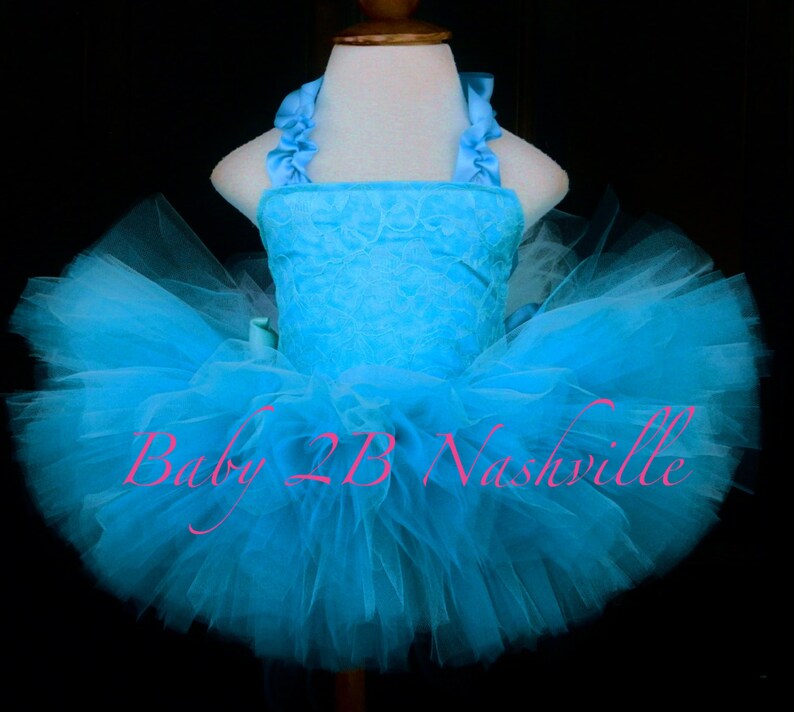 Blue Macaw Jungle Parrot Jewel Costume Tutu Set All Sizes Baby 8 image 3