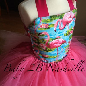 Pink Flamingo Costume Tutu Set All Sizes Baby 8 image 3