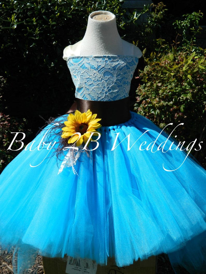 Sunflower Toddler Dress Birthday