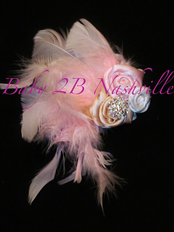 Items similar to Pink Angel Hair Clip to Match our Pageant OOC Angel