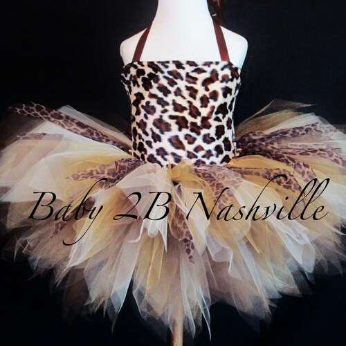 Costume Tutu Skirt Only Cheetah Tutu 
