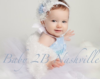 Winter Onederland Snow Princess Baby Tutu Set Pageant Wear