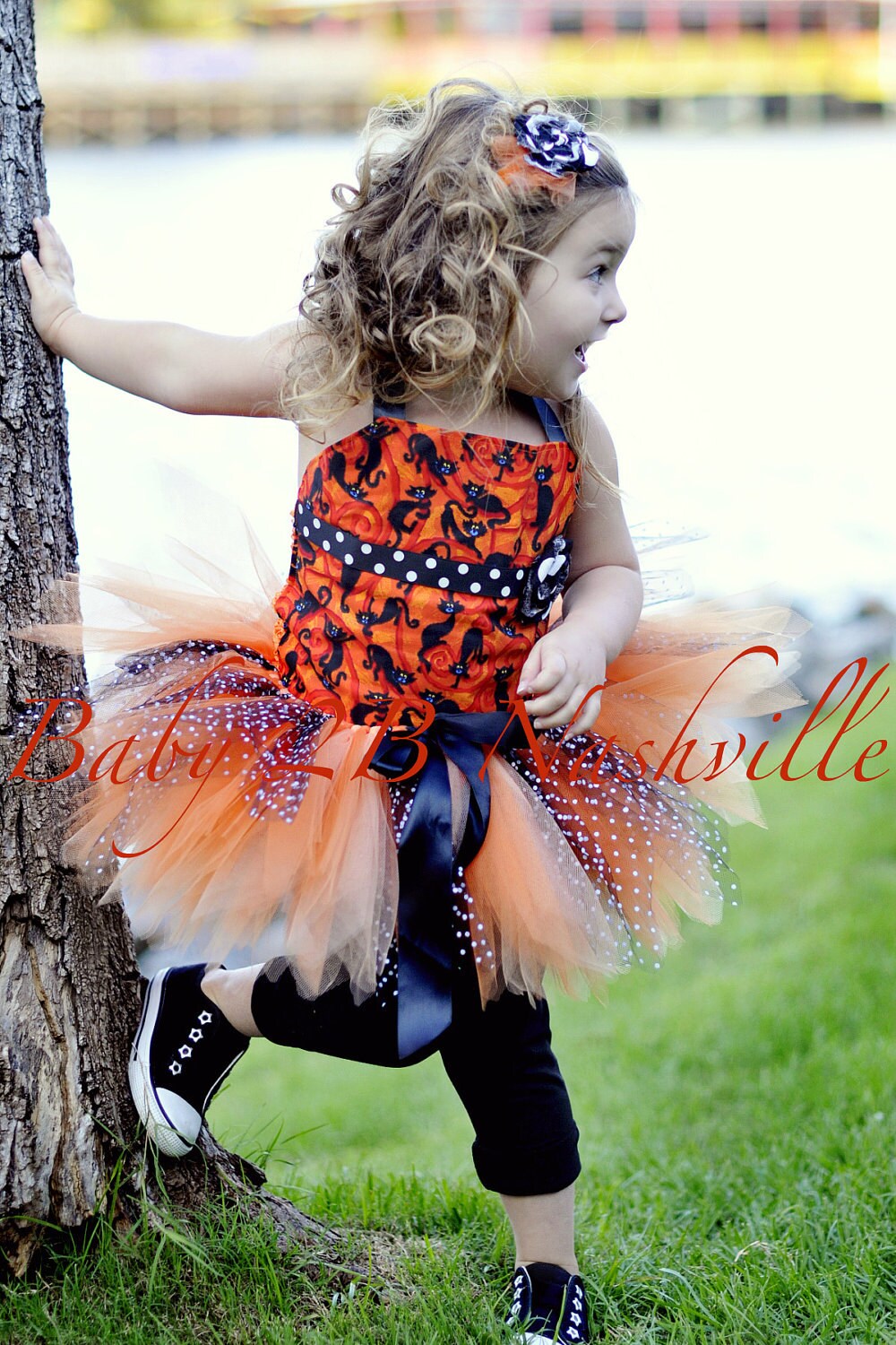 Baby Halloween Costume Orange Tutu Costume Baby Costume Cat Etsy