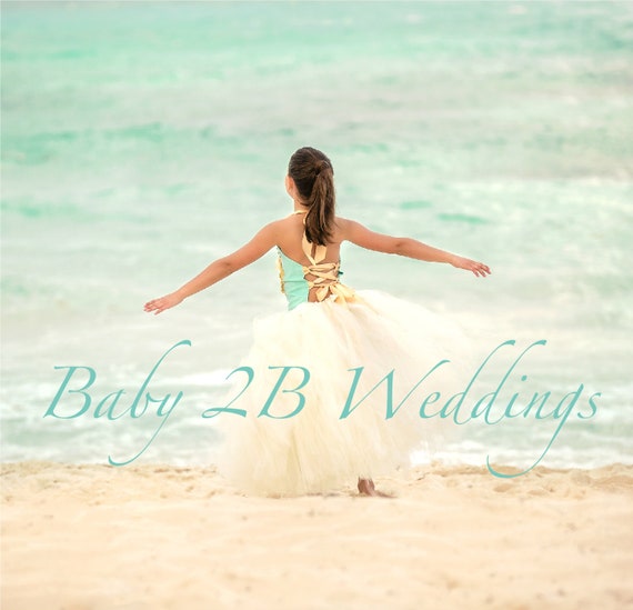 Aqua and Gold Dress Beach Flower Girl Dress Wedding Dress Ivory Dress Gold Dress Birthday Dress Toddler Aqua Dress Girl Dress Beach Wedding Etsy