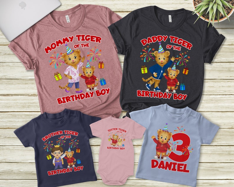 Daniel the Tiger Birthday Shirt 
