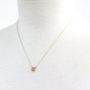 Initial Necklace Gold Filled Minimal Initial Necklace Tiny Initial Necklace Name Necklace Gold Letter Necklace Personalized Name Necklace image 3