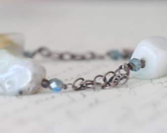 Opal Bracelet Peruvian Opal Bracelet Chunky Opal Bracelet Gift For Her