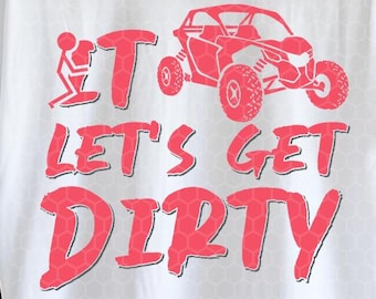 C'est sale utv SVG et PNG | Silhouette UTV et fichiers svg pour cricut |  Conception drôle de t-shirt d'utv | clipart vtt